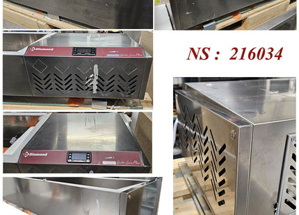 Refrigerated structure GN 11x1/3, 1x1/9, with right glass