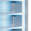 Ventilated refrigerated wall unit with glass sliding doors - GREY/WHITE