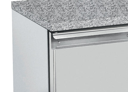 Refrig. table, vent., 4 doors EN 600x400 - Granite Top (without group)