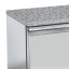Refrigerated table, ventilated, 3 doors EN 600x400 - Granite Top