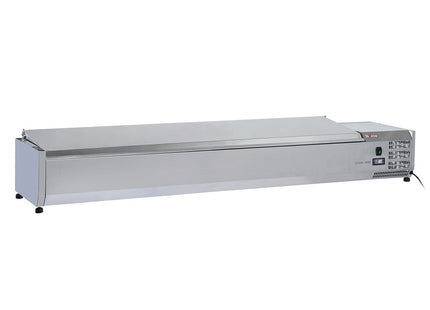 Cooling table, ventilated, 4 doors GN 1/1, on wheels, 2 with brakes