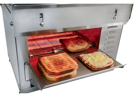 Conveyor oven L. 300 mm (H.110) with quartz "S-POWER"