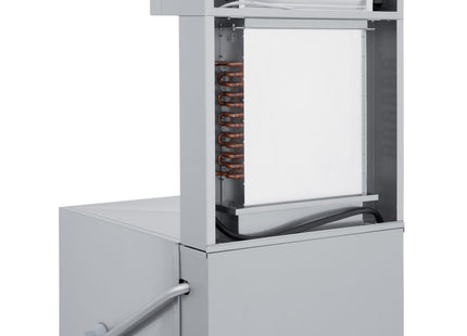 Hood dishwasher, basket 600x500 mm + condenser-recuperator of the steam