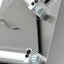 Pizza roller Ø 400 mm, 2 rollers, in stainless steel