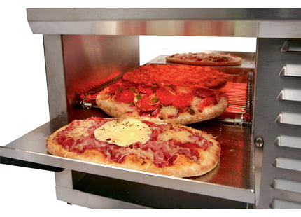Conveyor oven L. 300 mm (H.110) with quartz "S-POWER"