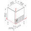 Ice maker PEBBLE ICE 146 kg, with 50 kg storage – WATER