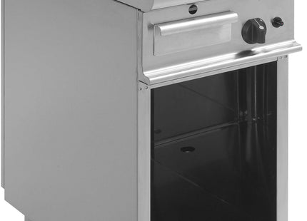 SARO gasgrillplade med åben underdel, 
model E7/KTG1BAR