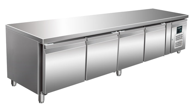 SARO undermonteret kølebord med 4 døre, 
model UGN 4100 TN