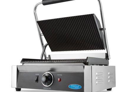 Kontakt Grill - Rillet - Enkelt Grillplade - 33,5cm