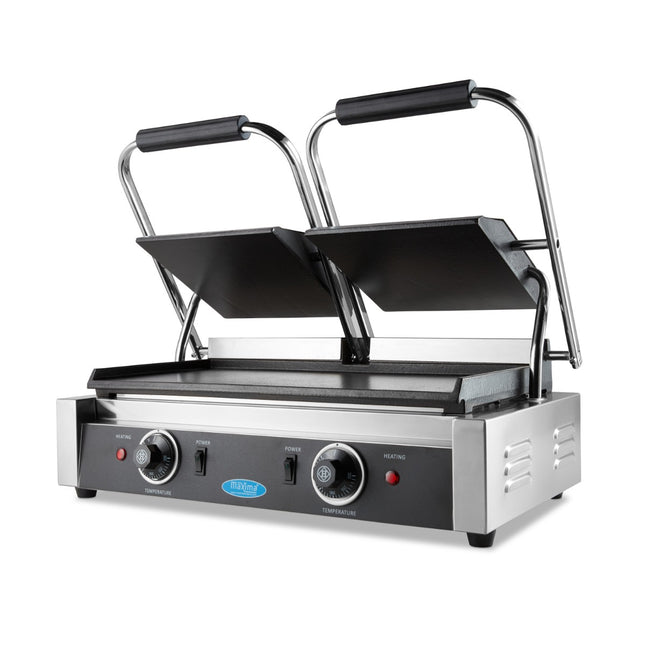 Contact Grill - Lisse - Plaque Double Grill - 2 x 22cm