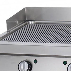 Heavy Duty Grill - Räfflade - Dubbel enhet - 70 cm Djup - Gas