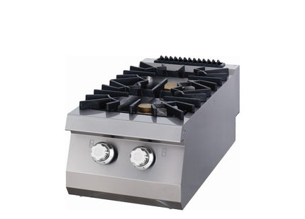 Premium Cooker - 2 Burners - Single Unit - 90cm Deep - Gas