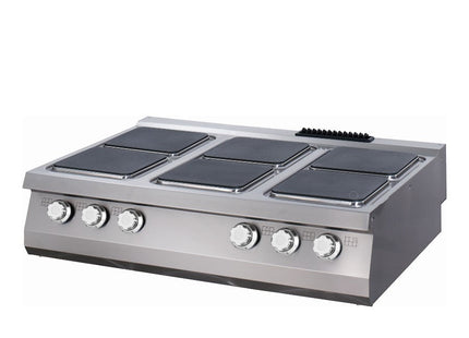 Premium Cooker - 6 Burners - Triple Unit - 90cm Deep - Electric