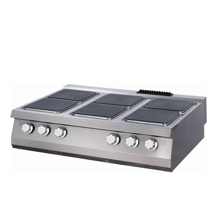 Cuisinière Premium - 6 Feux - Unité Triple - Profondeur 90 cm - Électrique