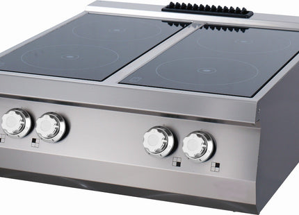 Premium Infrared Cooker - 4 Burners - Double Unit - 90cm Deep - Electric