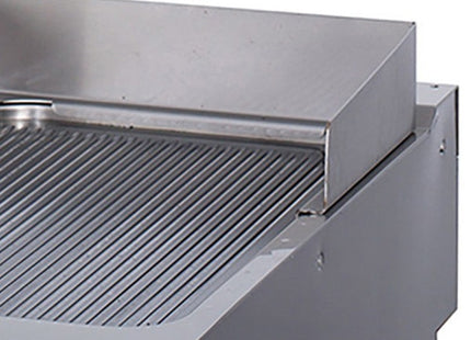Premium bageplade - Glat - Dobbelt enhed - 90 cm dyb - Elektrisk