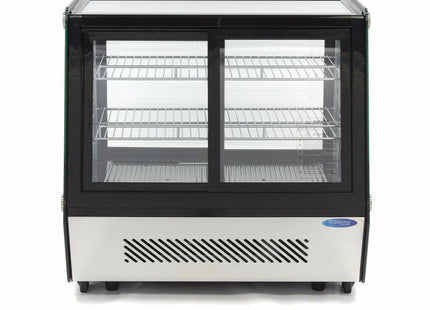 Display Kylskåp - 125L - 71cm - Fram- och bakskjutbar Dörrar