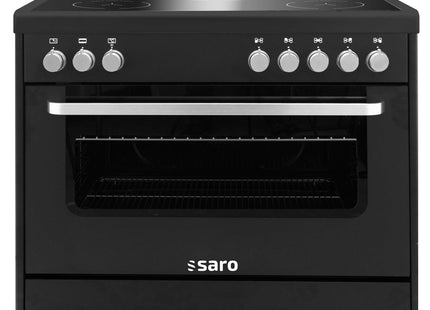 SARO induktionskomfur + elektrisk ovn 
Model TS95IND61N sort