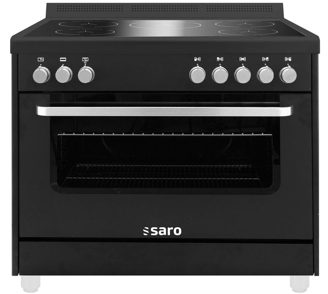 SARO induktionskomfur + elektrisk ovn 
Model TS95IND61N sort