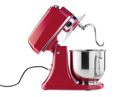 Standmixer – 7 l – bis zu 2 kg Teig – Himbeerrot