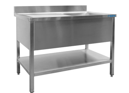 SARO vaskebord med 1 vask, højre - B 1000 x D 700 mm