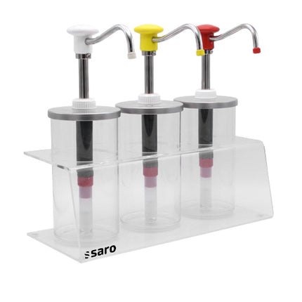 SARO Dispenser
model PLX-R-BK-1650 ml