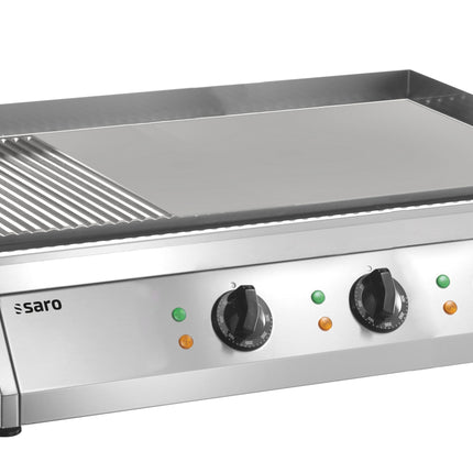 SARO Electric griddle (grooved + smooth)
model FRY TOP GH 760 R