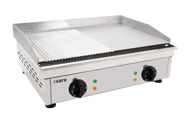 SARO Elektro-Grillplatte (gerillt+glatt)
Modell FRY TOP GM 610 M
