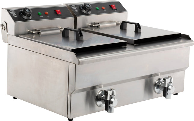 FRITEUSE ÉLECTRIQUE COMPTOIR 2X8 L