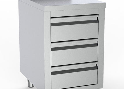 700 WERKTAFEL MET 3 LADEN MET OPSTAND 500