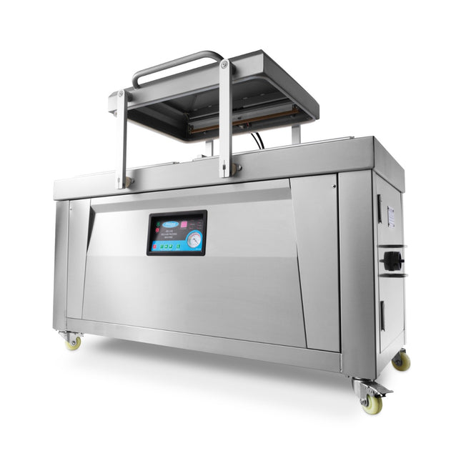 Vakuumverpackungsmaschine – 60 cm Versiegelung – B76 x T60 x H16 cm, Doppelkammer