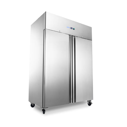 Fryser - 1400L - 6 justerbare hylder (2/1 GN) - på hjul - inkl hylder