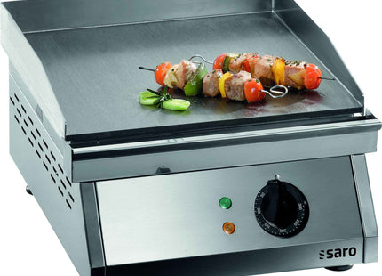 SARO-grillplade 
Model FRY TOP 400, glat