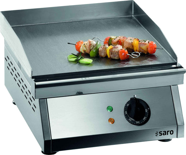 SARO-grillplade 
Model FRY TOP 400, glat