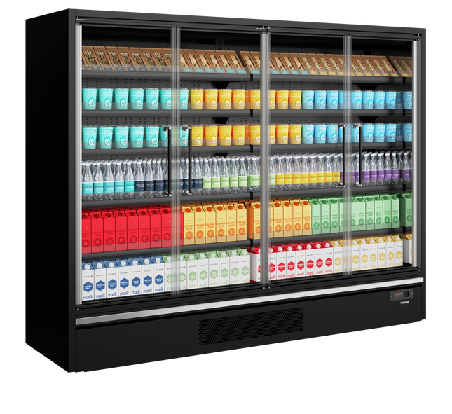 Supermarket Multideck Cooler - Galaxy+ GP26FGD Maxi Black