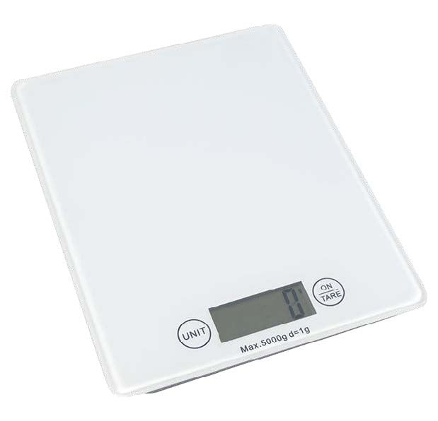 SARO digital køkkenvægt, glasplade, 5 kg, 
model 4745BO