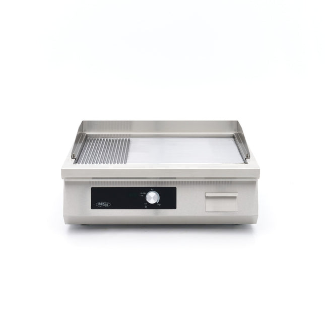 Induction Griddle 700 - Smooth and Grooved - 5000W - Double