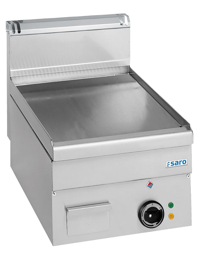 Plaque de grill électrique SARO, lisse, modèle bord EFT46L