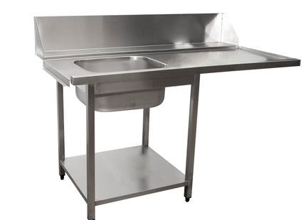 SARO indløbsbord til opvaskemaskine, venstre, 1600 mm