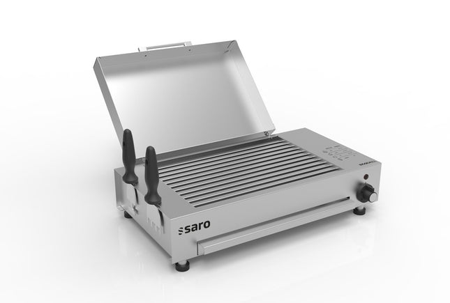 SARO-grill med låg, 
model WOW GRILL EGO HOME S  – detaljebillede 1