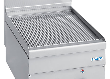 SARO elektrisk grillplade, rillet, bordmodel EFT46R