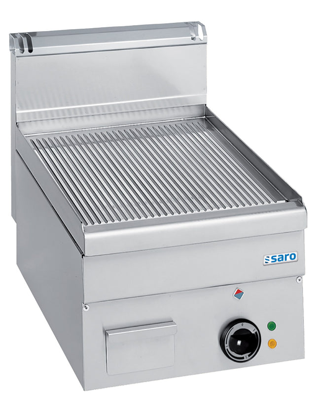Plaque de grill électrique SARO, rillet, modèle bord EFT46R