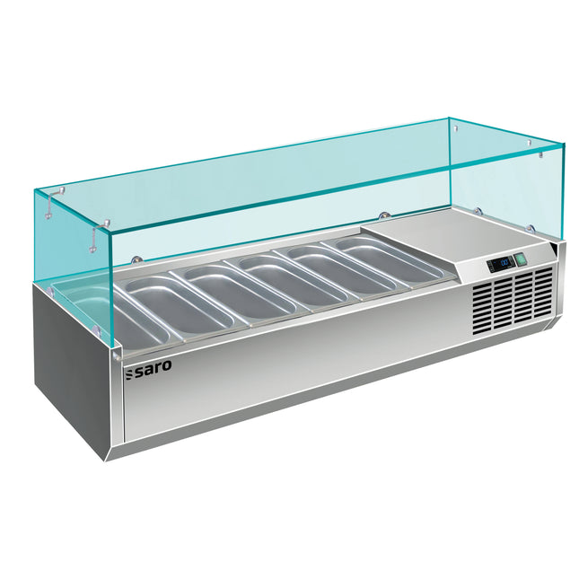 SARO Kølebord Top Display - 1/3 GN
model VRX 1400/380