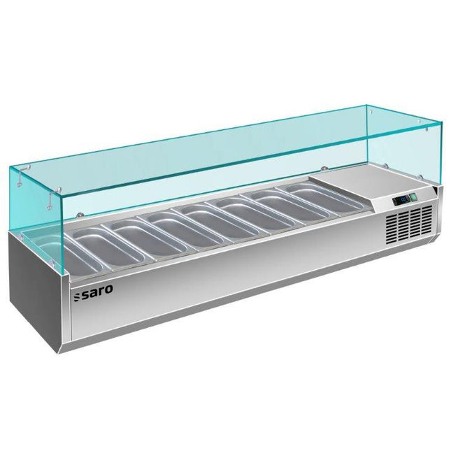 Présentoir de table réfrigéré SARO - 1/3 GN
modèle VRX 1800/380