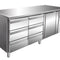 Refrigerated Counter 1 Door 6 Drawers
