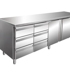 Collection image for: Refrigerated Counter 2 Doors 6 Drawers