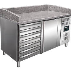 Collection image for: Pizza counter 1 Door 7 Drawers