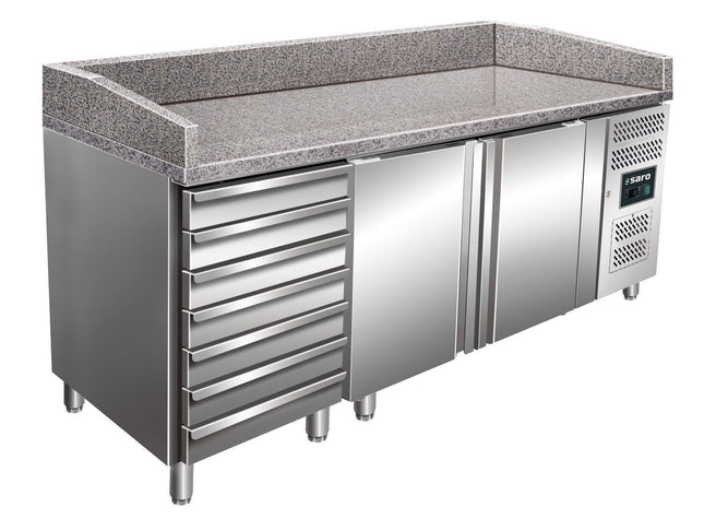 SARO Pizza forberedelse bord med skuffer
model MARGA PZ 2610 TN