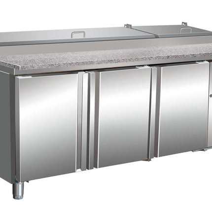 SARO Forberedelse bord, granit arbejdsplade - 1/3 GN
model SH 2000