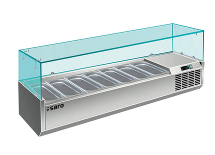 Gekühltes Tischdisplay von SARO – 1/4 GN
Modell VRX 1600/330